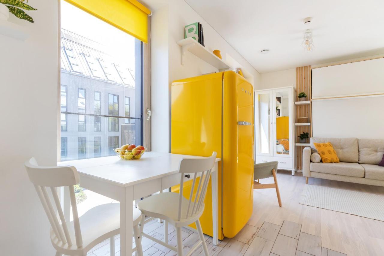 Appartamento Yellow Studio Paupys Vilnius Esterno foto
